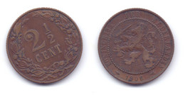 Netherlands 2 1/2 Cents 1906 - 2.5 Cent