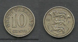 Estland Estonia Estonie 10 SENTI 1931 - Estonia