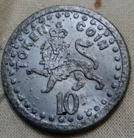 UK, 10 Pence Token, Agouz - Monedas/ De Necesidad