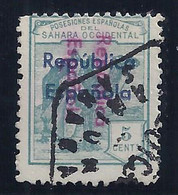 ESPAÑA/SAHARA 1935 - Edifil #36Db -  Variedad: Doble Sobrecarga - Sahara Español