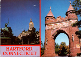 Connecticut Hartford Lafayette Statue And Soldiers And Sailors Arch 1996 - Hartford