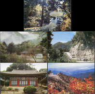 Korea. 2001. Mount Kuwol (Mint) Set Of 5 PostCards - Korea, North