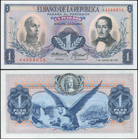 Colombia 1 Peso Oro. 07.08.1973 Unc. Banknote Cat# P.404e - Colombia