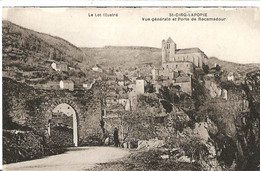 [46] Lot > Saint-Cirq-Lapopie Vue Generale Et Porte De Rocamadour - Saint-Cirq-Lapopie
