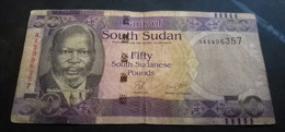 SOUTH SUDAN 2011 , 50 POUND , P-9 , Dr. John Garang De Mabior - - South Sudan