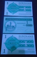 SURINAME , P 155 ,  1 Dollar ,  2003 , UNC , Neuf, 8 Notes - Surinam