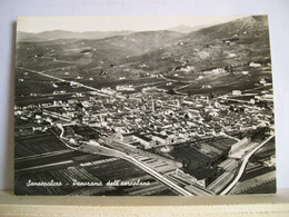 1954 - AR - Sansepolcro - Panorama Visto Dall'aereoplano - Ed. U. Bruschi  Bigi - Vera Foto - 2 Francobolli - 2 Scans. - Arezzo