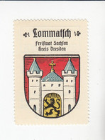 Delcampe - Ortswappen Kaffee Hag Lommatzsch  Freistaat Sachsen Kreis Dresden #19  Von 1925 - Tè & Caffè