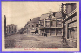 Carte Postale 62. Noeux-les-Mines  Carrefour De La Route Nationale  Très Beau Plan - Noeux Les Mines