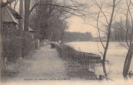 CPA - 94 - Nogent Sur Marne - BORDS DE MARNE - Barque - Berges - Nogent Sur Marne