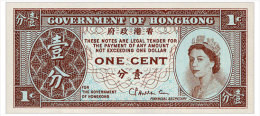 HONG KONG 1 CENT ND(1971-81) Pick 325b Unc - Hong Kong