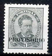 !										■■■■■ds■■ Portugal 1892 AF#80 (*) Provisional 5 Réis Overprint Type A (x0313) - Nuovi