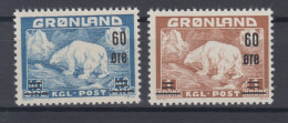 Greenland 1956 - Michel 37-38 MNH ** - Neufs