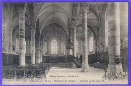 Carte Postale 62. Beuvry  Intérieur De L'église  Très Beau Plan - Beuvry