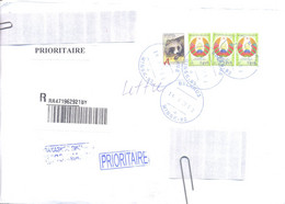 2022. Belarus, The Letter Sent By Registered Prioritaire Post To Moldova - Bielorrusia