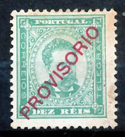 !										■■■■■ds■■ Portugal 1892 AF#83 * Provisional 10 Réis Overprint Type C (x0318) - Unused Stamps