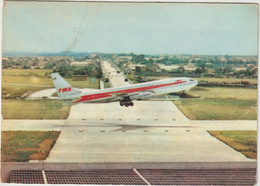 PARIS :  Aéroport  De  Paris - Orly , Avion Boeing De La Twa 1963 - Paris Airports