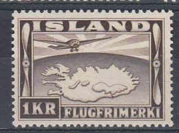 OM1966. Iceland 1934. Michel 179. MNH(**) - Poste Aérienne