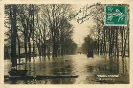 Paris * Inondé * Carte Photo * Le Quai D'orsay * Crue Inondations Catastrophe - Paris Flood, 1910