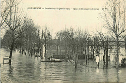 St Maur Des Fossés * La Varenne * Inondations De Janvier 1910 * Quai De Bonneuil Submergé * Crue Hôtel - Saint Maur Des Fosses