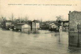 Joinville Le Pont * Inondations De Janvier 1910 * Le Quartier De Polangis Entièrement Submergé * Crue - Joinville Le Pont