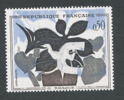 FRANCE - N°1319  0F50 GEORGES BRAQUE - COULEURS TRES TRES DECALEES - NEUF SANS CHARNIERE - Nuevos