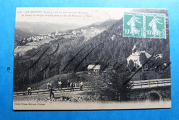 Les Brenets Suisse Border France. Ferme Malpas Et Le Chemin De Fer De Besançon Au Locle-1925-edit. Farine Frères - NE Neuchâtel