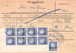 DENMARK - FRAGTBREV 1978 POSTFAERGE /  Q - Lettres & Documents