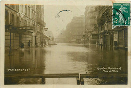Paris * 8ème * Carte Photo * Rue De La Pépinière , Place Du Havre * Inondé Inondations * Crue Janvier 1910 - District 08
