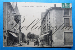 Cours. Grande Rue. N° 515. D58 édit. P.B. 1912 - Sonstige & Ohne Zuordnung