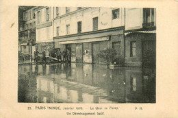 Paris * 16ème * Le Quai De Passy * Un Déménagement Hatif * Inondé Inondations Janvier 1910  * Crue - Distretto: 16