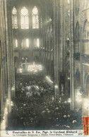 Paris * Carte Photo * 4ème * Funérailles De Son éminence Monseigneur Le Cardinal RICHARD , église Notre Dame * Religion - Paris (04)