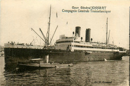 Bateau * Paquebot Gouverneur GENERAL JONNART * Compagnie Générale Transatlantique - Piroscafi