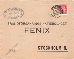 NORWAY - LETTER 1898 KRISTIANIA > STOCKHOLM /  Q - Covers & Documents