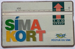 Iceland 100 Units Simakort  Landis And Gyr ( Mint ) 208A - Iceland