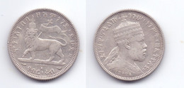 Ethiopia 1/4 Birr 1897 - Ethiopia