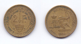 Monaco 2 Francs 1924 - 1922-1949 Louis II