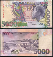 Sao Tome And Principe 5000 Dobras. 26.08.2004 Unc. Banknote Cat# P.65c - Sao Tome And Principe