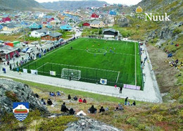 Greenland Nuuk Football Stadium New Postcard - Greenland