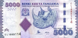 TANZANIA P. 43b 5000 S 2015 UNC - Tanzania