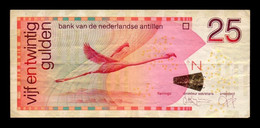 Antillas Holandesas Netherland Antilles 25 Gulden 1998 Pick 29a MBC VF - Dutch East Indies
