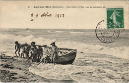 CPA LUC-sur-MER Children With A Boat At The Beach (1227463) - Luc Sur Mer