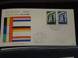 Italy 1956 Europa FDC VF - 1956