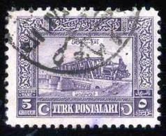 Türkiye 1926 P56 Postage Due, Railroad Bridge Over Kizil Irmak | Locomotive, Railway, Steam Traction - Postage Due