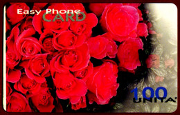 SCHEDA TELEFONICA PROTOTIPO EASY PHONE CARD (VALORE COLORE BLU) DIFETTO STAMPA - Tests & Diensten