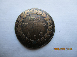 France: 5 Centimes An 5 I (Limoges) - 1795-1799 Directoire (An IV – An VIII)