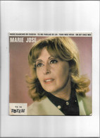 Disque 45 Tours  Marie José 4 Titres Roses Blanches De Corfou - Tu Me Parlais De Lui - Tous Mes Voeux - On Dit Chez Moi - 45 T - Maxi-Single