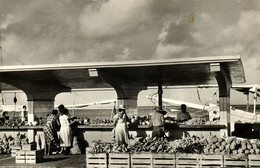 Aruba, N.A., ORANJESTAD, Fruit Market (1957) RPPC Postcard - Aruba