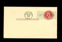 USA - Cartolina Intero Postale -  1951 - 2 Cents    Con Risposta Pagata - 1941-60