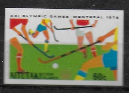 AITUTAKI   N° 174   * *  NON DENTELE  Jo 1976  Hockey Sur Gazon - Hockey (Field)
